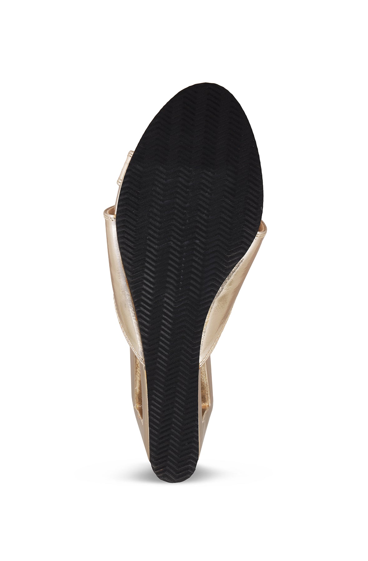 Gold Hardware Structured Heel Light Gold