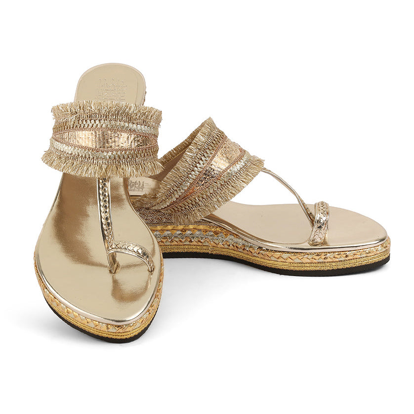 Gota Border Low K Wedge Silver
