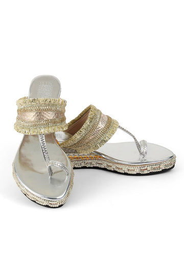 Gota Border Low K Wedge Silver