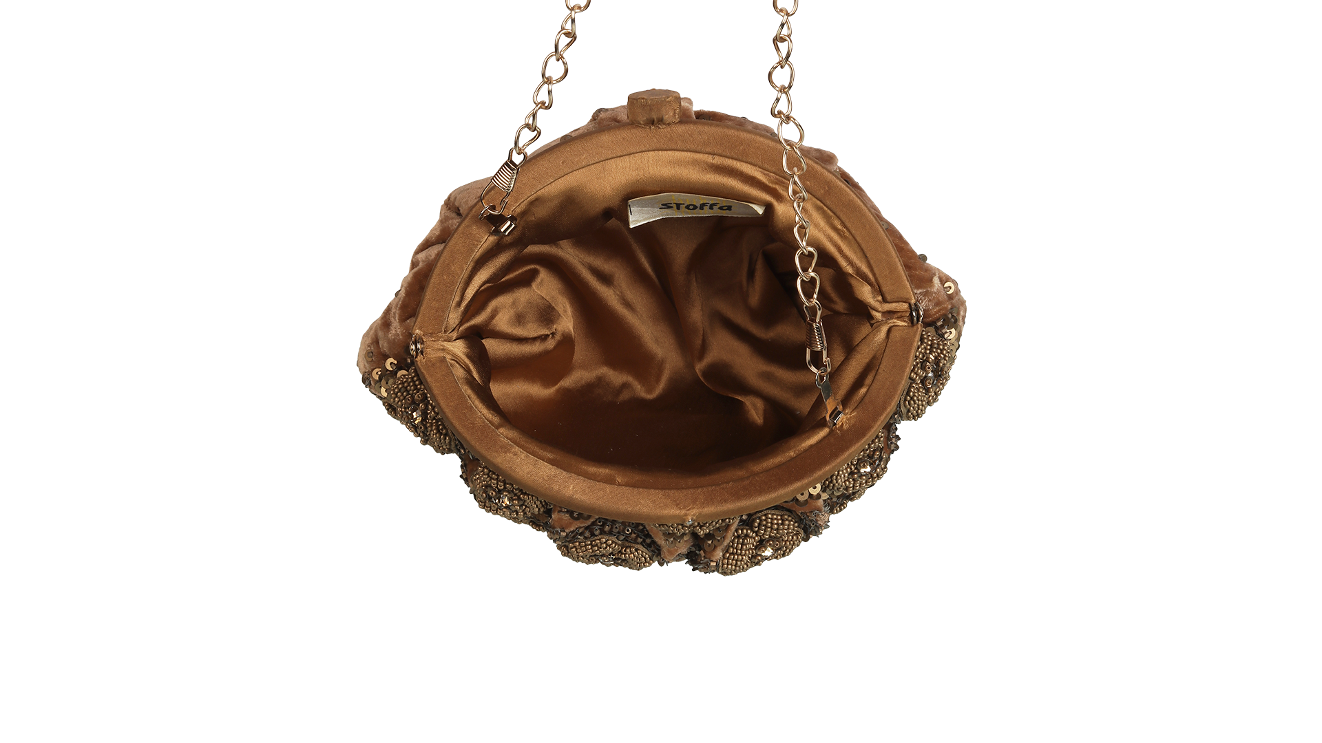 Embellished Potli Bag Pewter