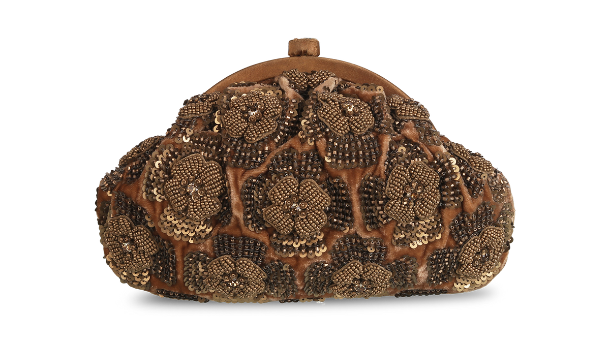Embellished Potli Bag Pewter