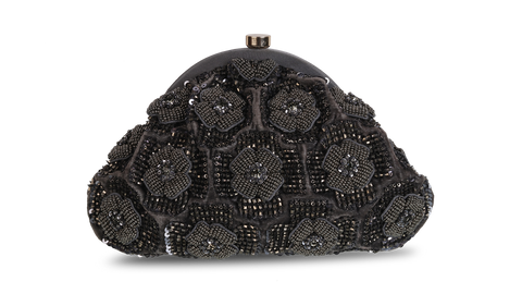 Embellished Potli Bag Pewter
