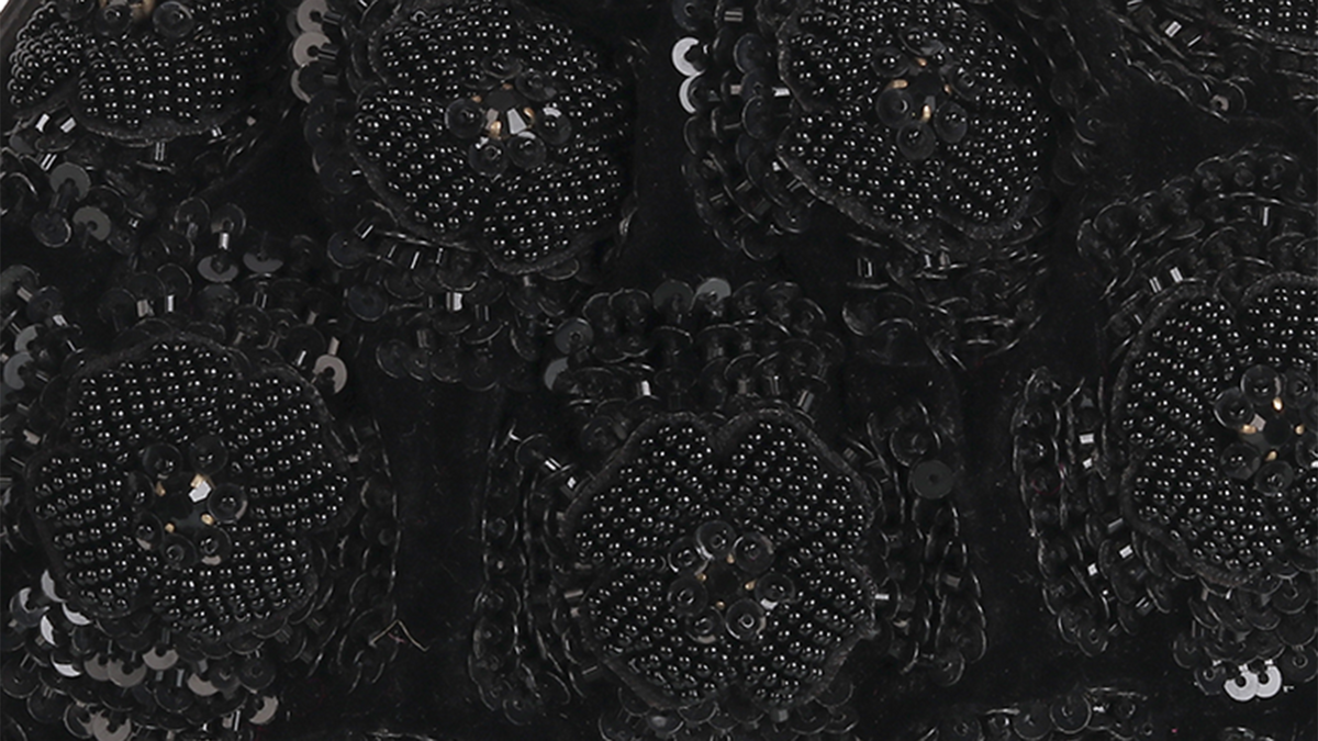 Embellished Potli Bag Pewter