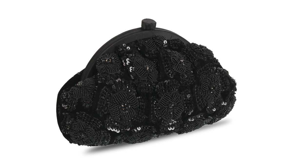 Embellished Potli Bag Pewter