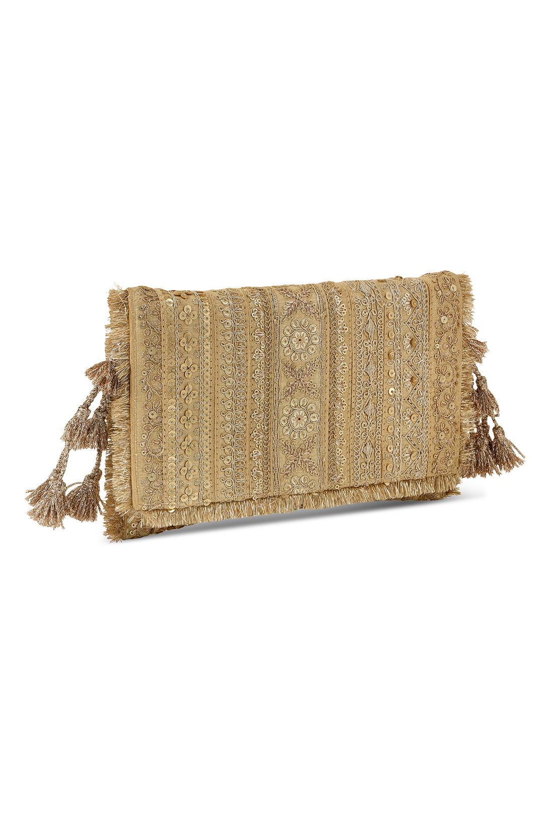 Border Flat Bag Gold