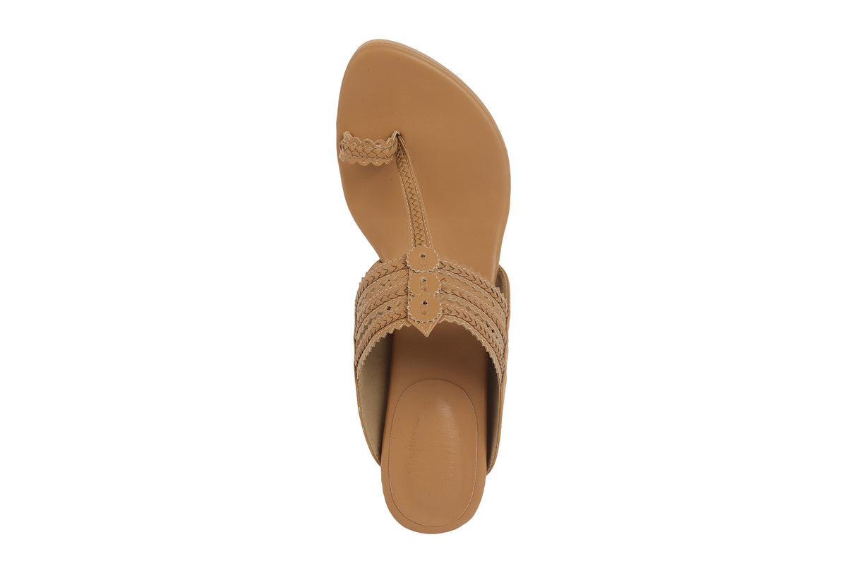 Classic High K Block Heel Camel