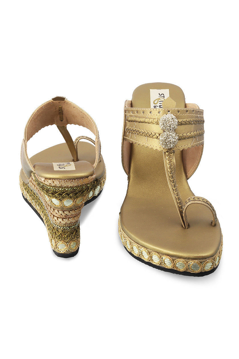 Multi Border High Wedge