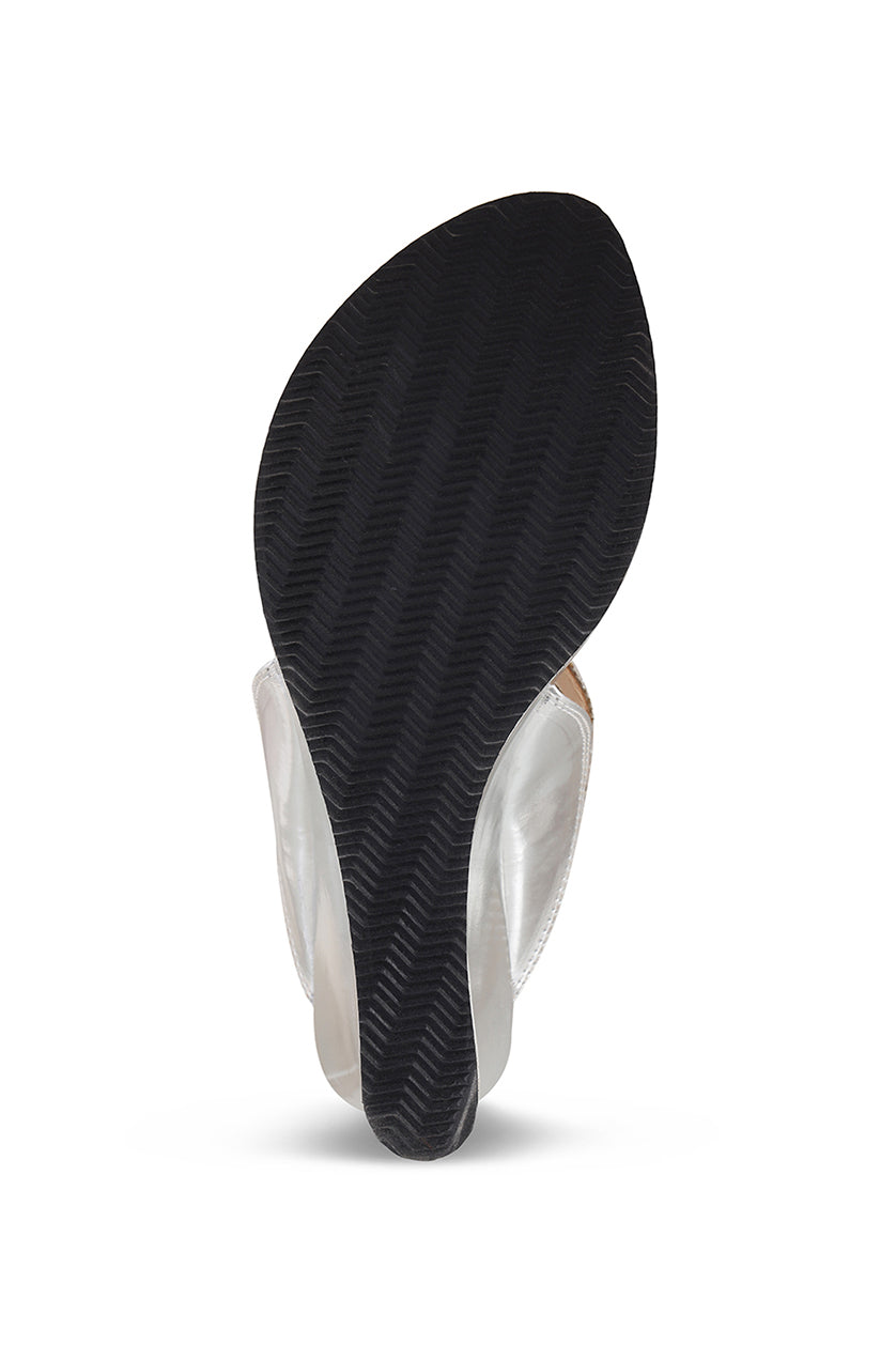 Crystal High K Wedge Champagne