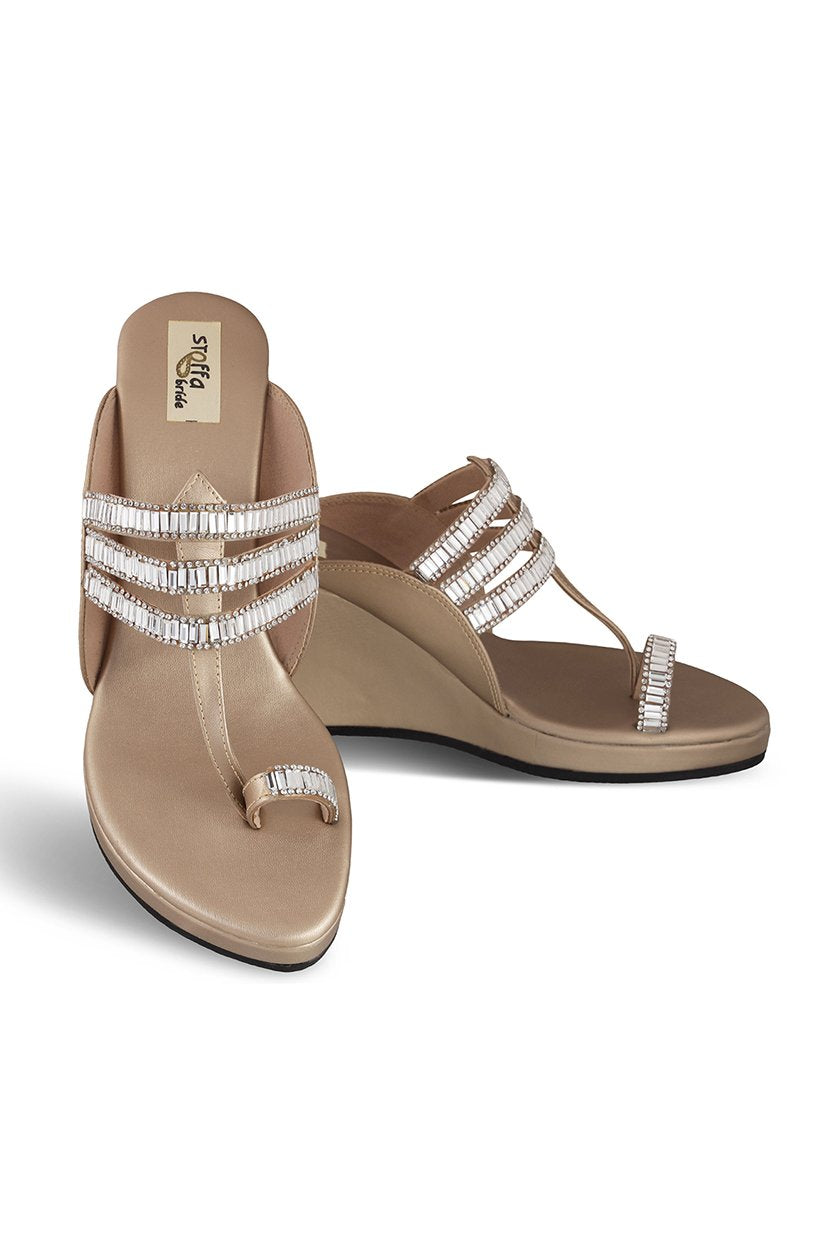 Crystal High K Wedge Silver