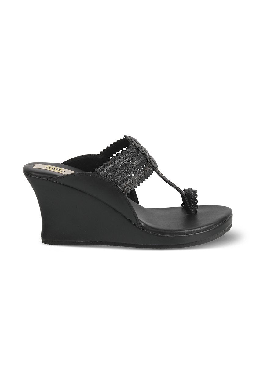 Classic High K Wedge Black