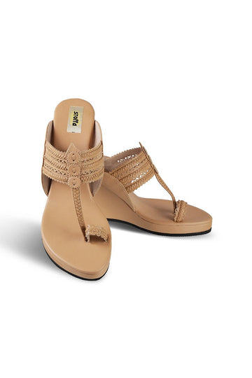 Classic High K Wedge Camel