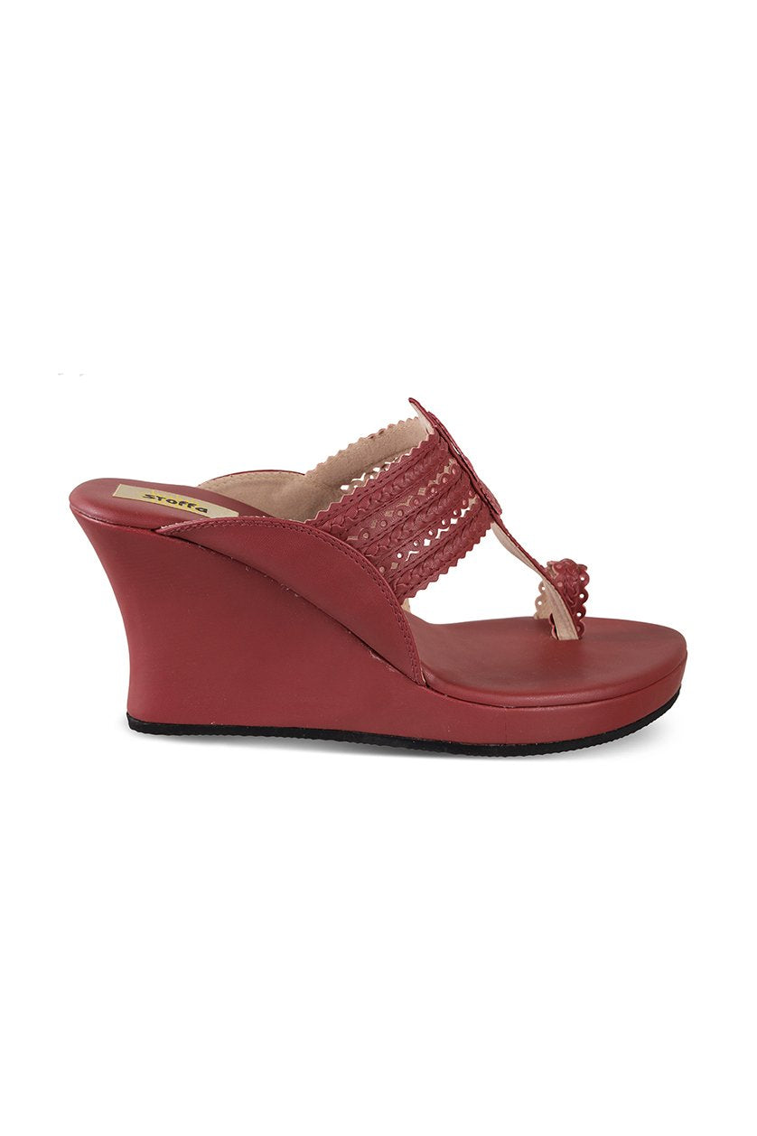 Classic High K Wedge Rose Gold