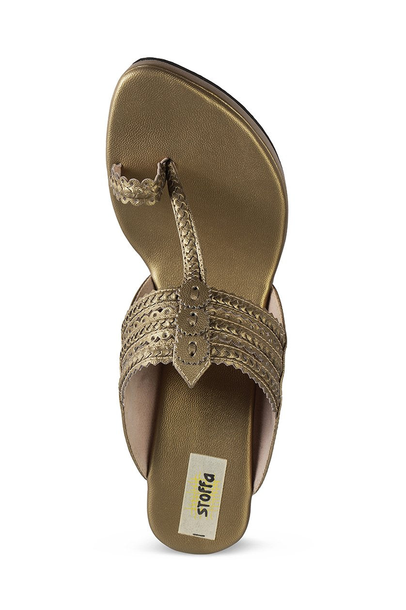 Classic High K Wedge Antique gold
