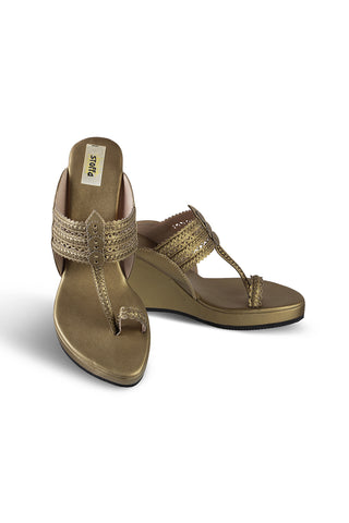 Classic High K Wedge Antique gold