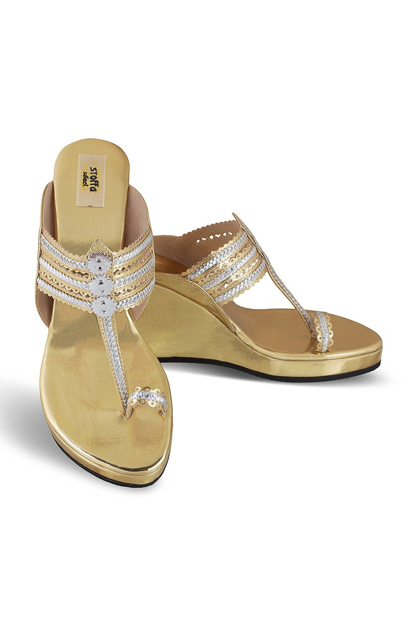 Classic High K Wedge Antique gold