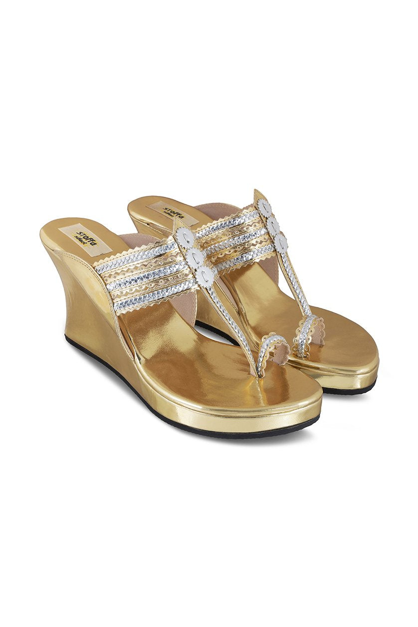 Classic High K Wedge Antique gold