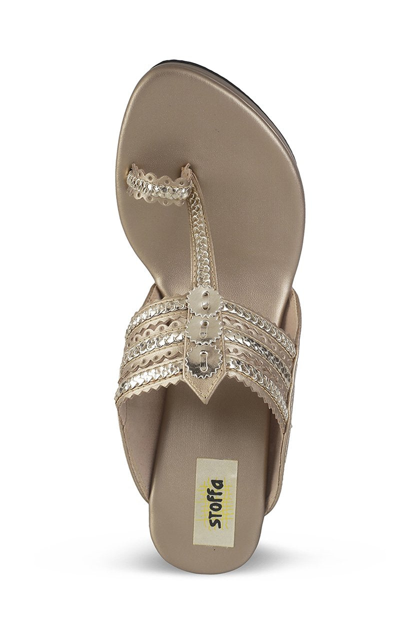 Classic High K Wedge Taupe