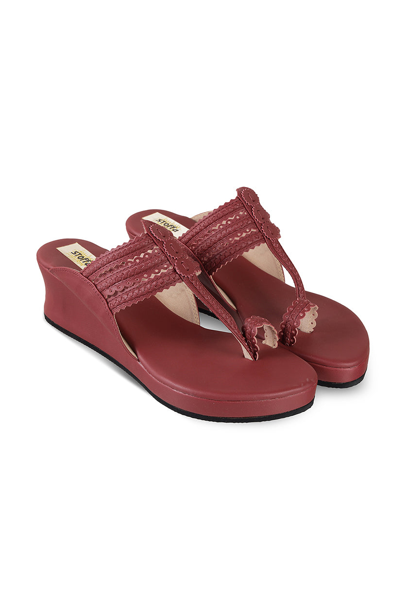 Classic Low K Wedge Rose Gold