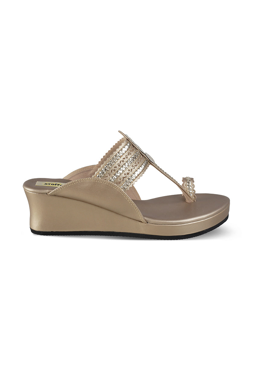 Classic Low K Wedge Taupe