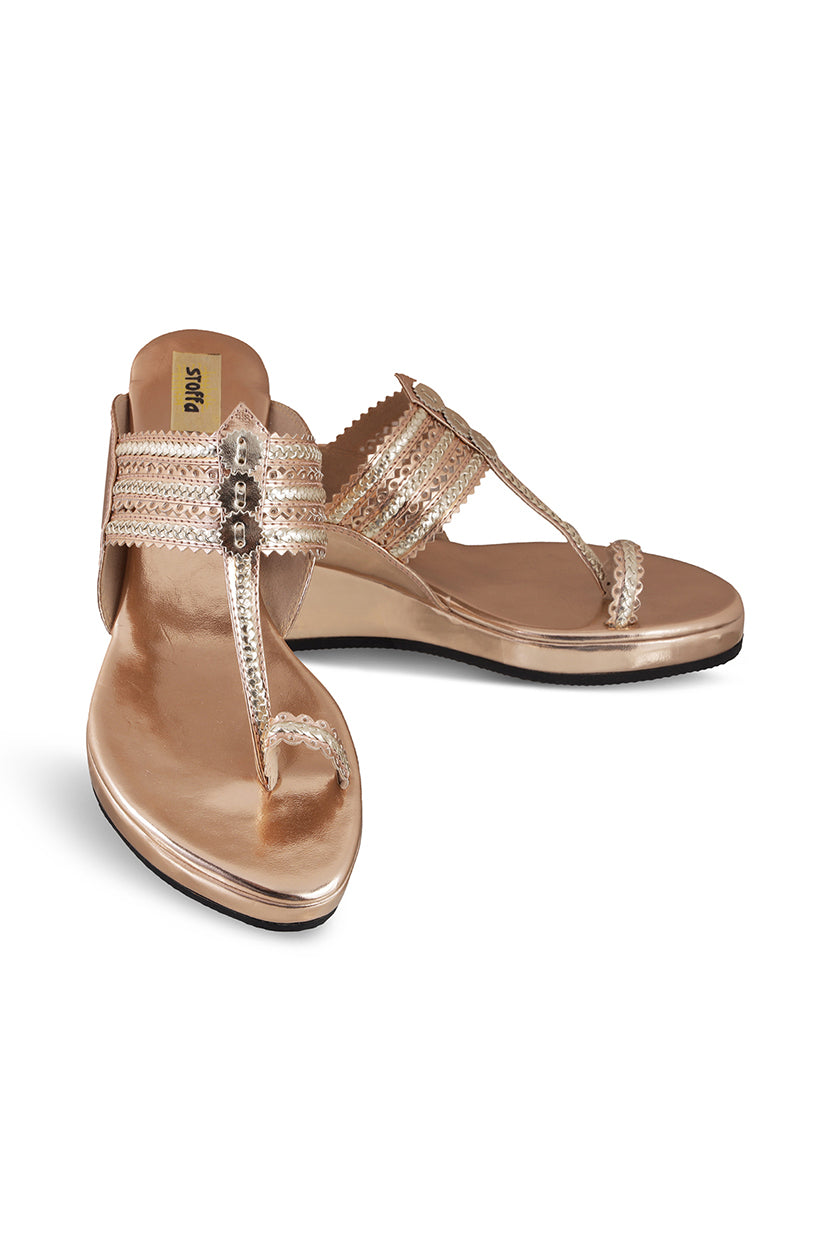 Classic Low K Wedge Taupe