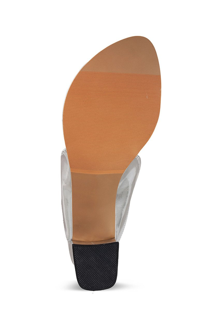 Classic K Block Heel - Champagne