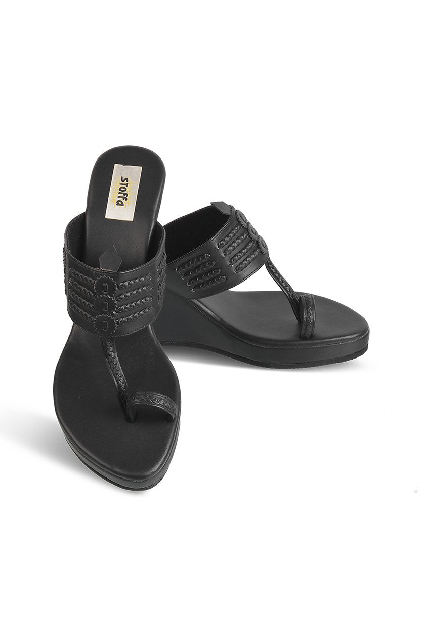 Classic High K Wedge Dark Grey