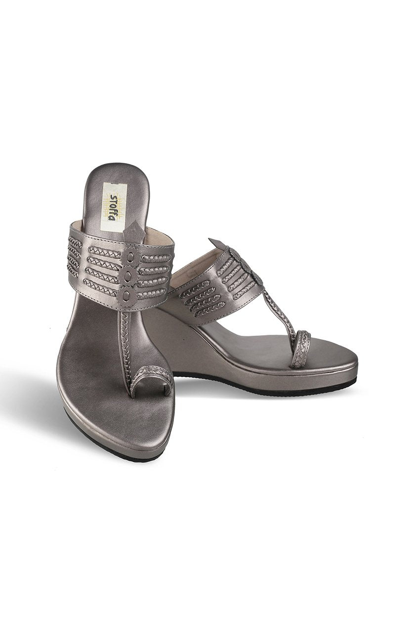 Classic High K Wedge Dark Grey