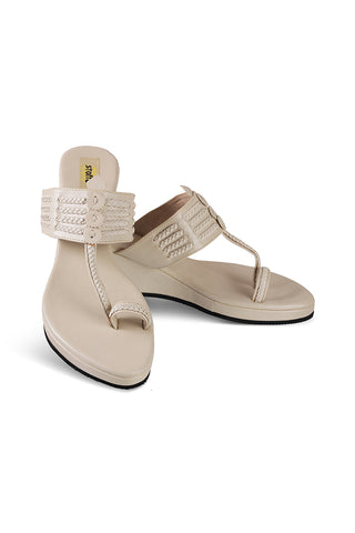 Classic Low K Wedge Taupe