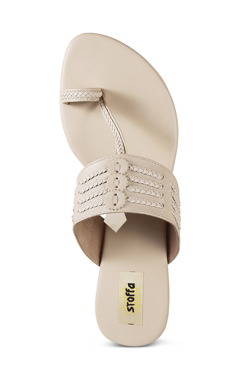 Classic K Flats Taupe