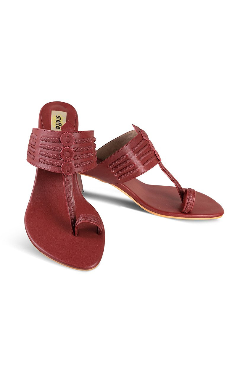 Classic K Block Heel Rose Antique