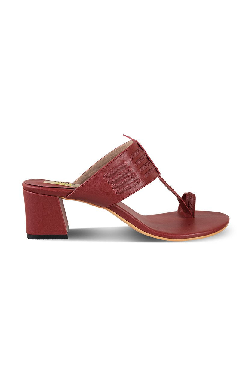 Classic K Block Heel Rose Antique