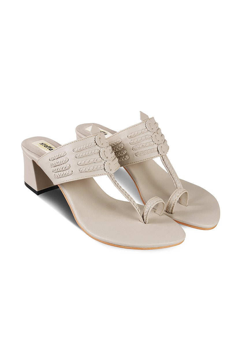 Classic K Block Heel Rose Antique
