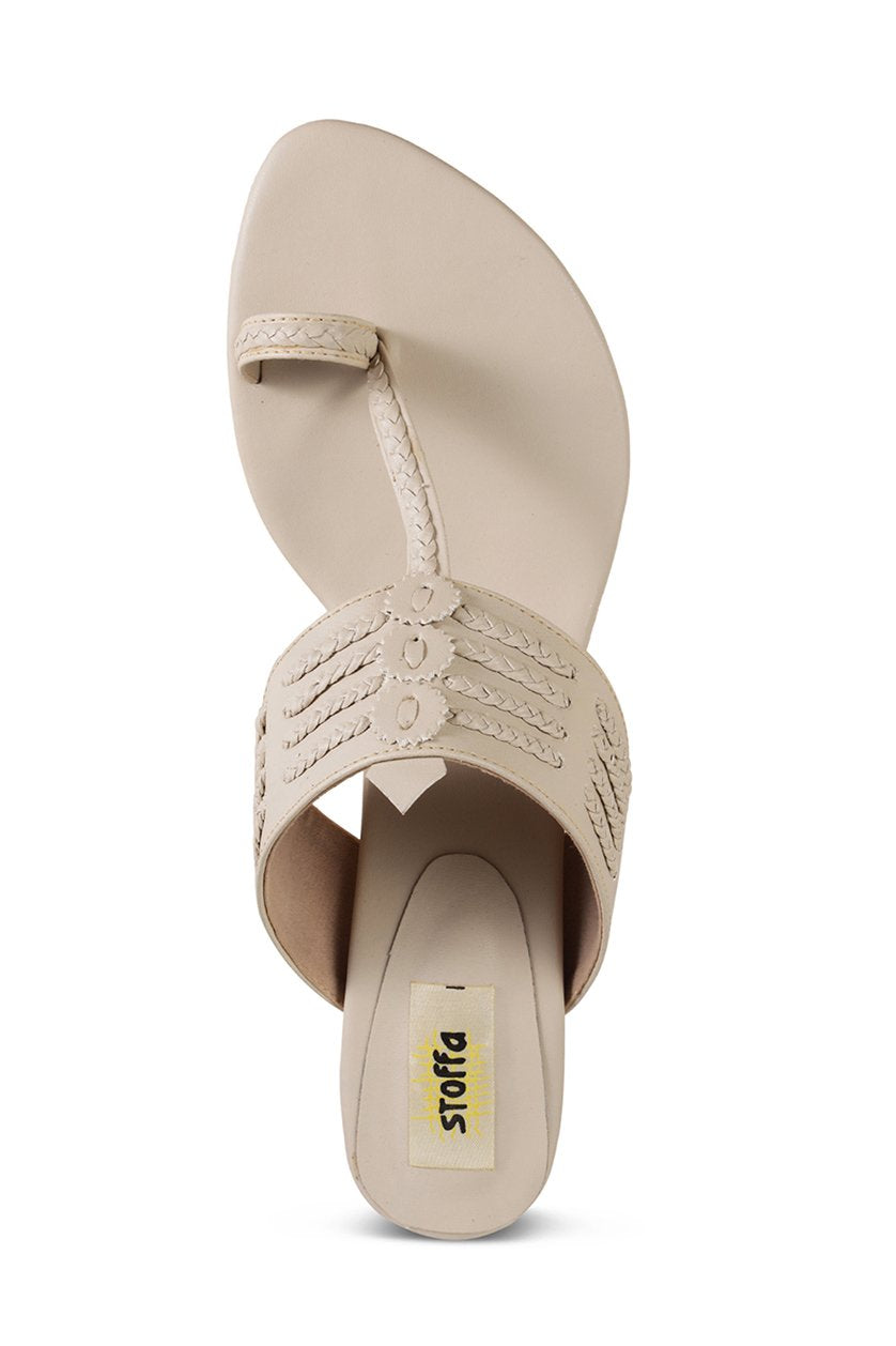 Classic K Block Heel Rose Antique