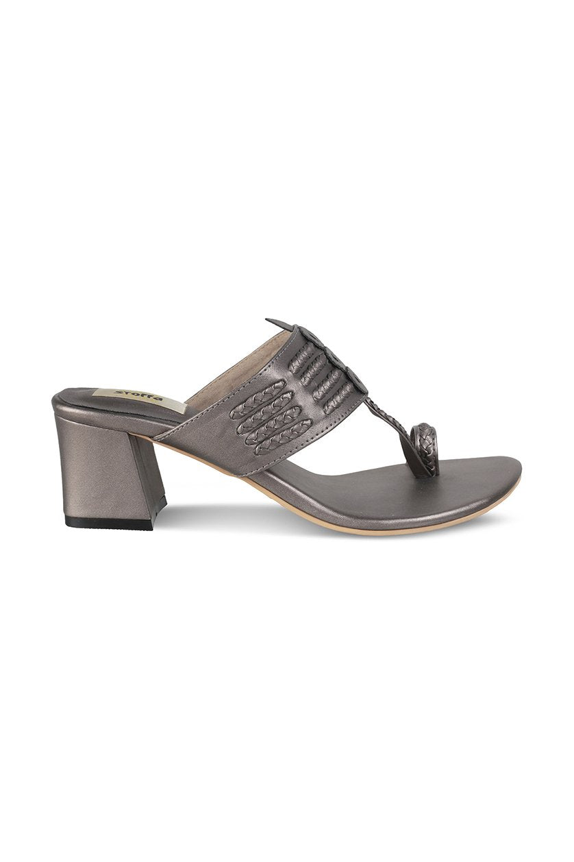 Classic K Block Heel Rose Antique