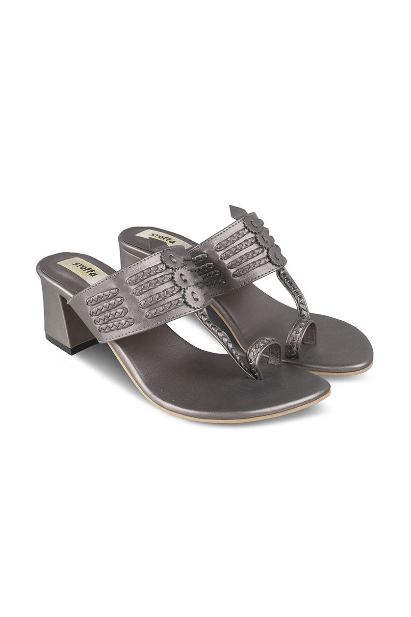 Classic K Block Heel Rose Antique