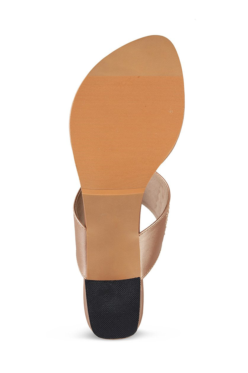 Classic K Block Heel Rose Antique