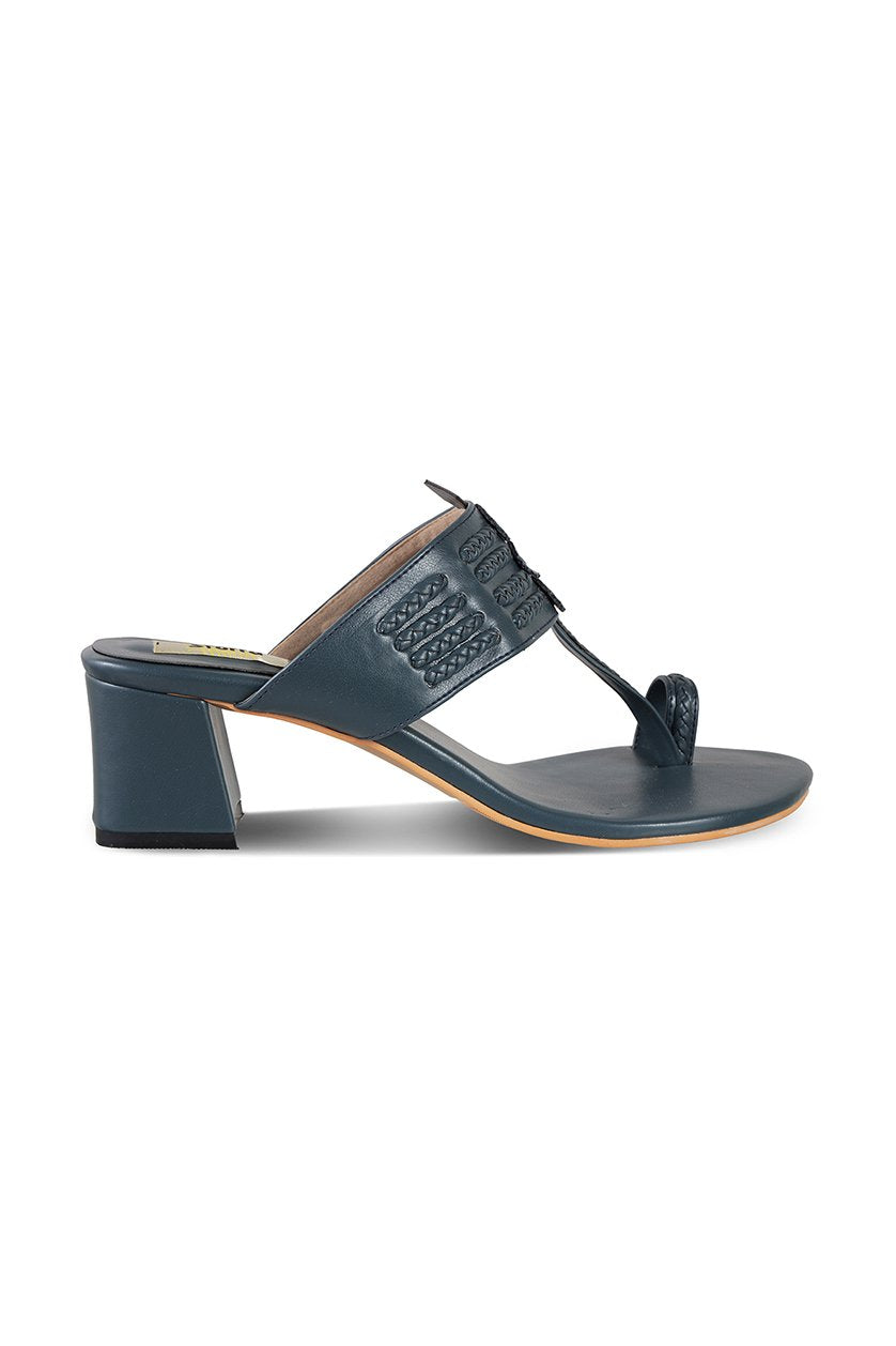 Classic K Block Heel Taupe