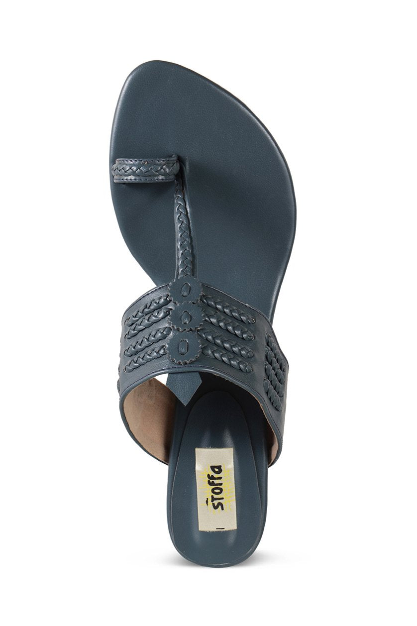 Classic K Block Heel Rose Antique